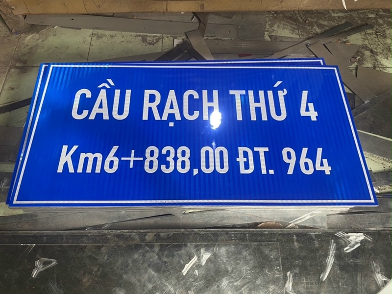 Kích thước biển báo tên cầu tại Kiên Giang